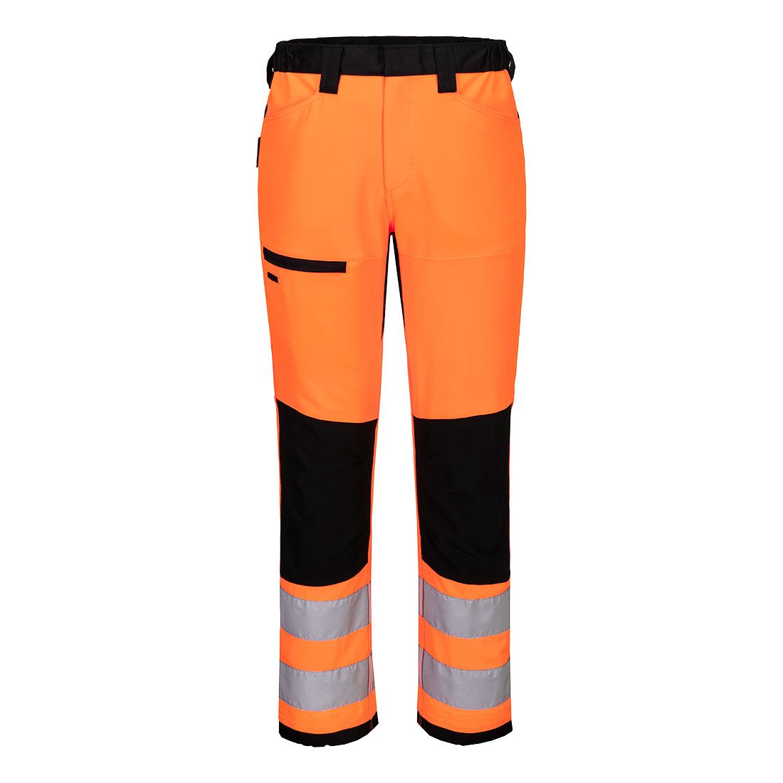 Portwest WX2 Hoge zichtbaarheid Service Broek CD857 Eco Hi-Vis klasse 2 oranje-zwart(OB)