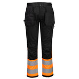 Portwest WX2 Holsterbroek CD858 Eco Hi-Vis klasse 1 oranje-zwart(OB)