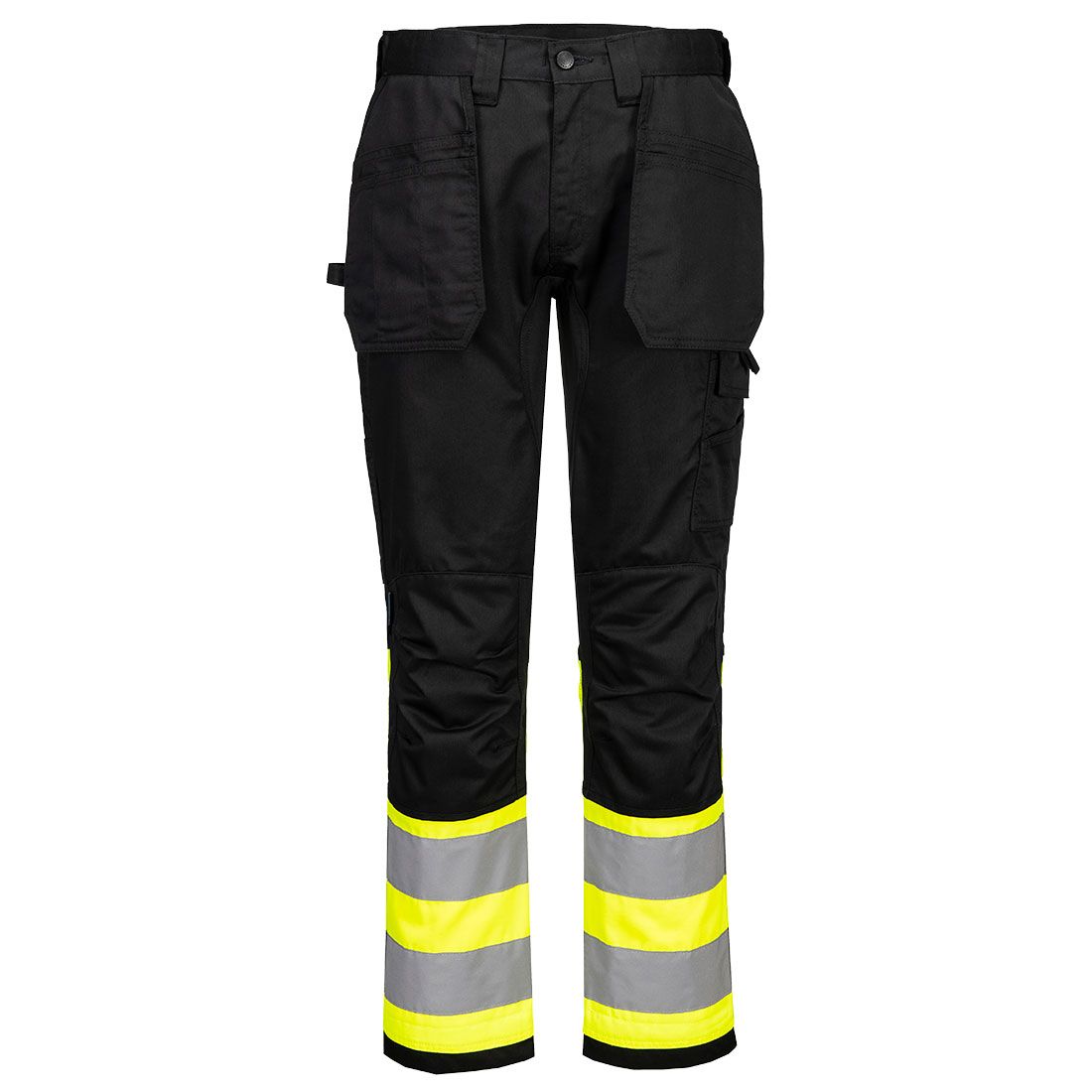 Portwest WX2 Holsterbroek CD858 Eco Hi-Vis klasse 1 geel-zwart(YB)