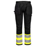 Portwest WX2 Holsterbroek CD858 Eco Hi-Vis klasse 1 geel-zwart(YB)