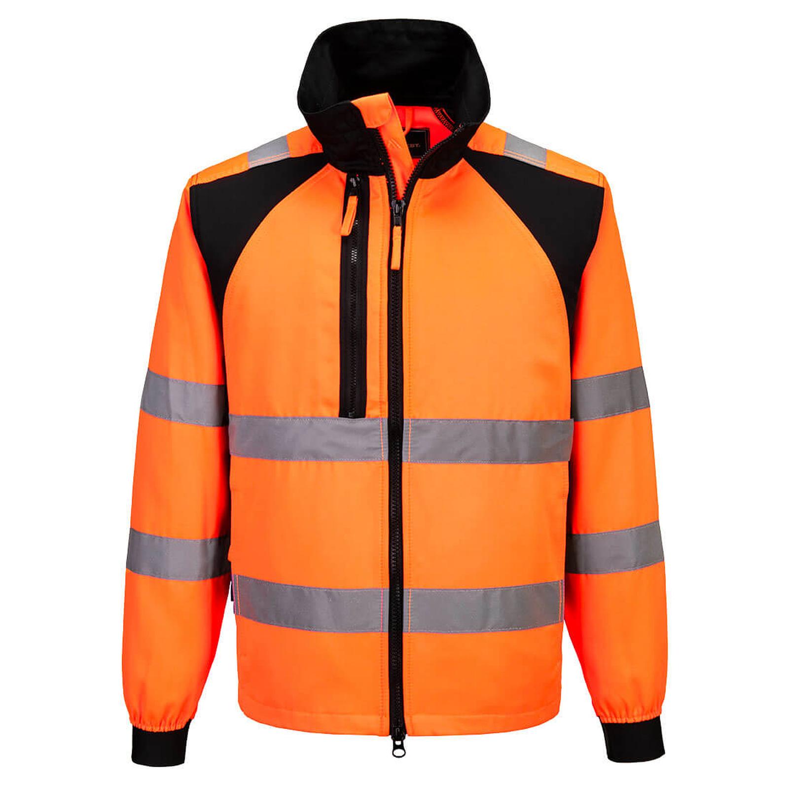 Portwest WX2 Eco Hi-Vis Werkjack CD861 HiVis oranje-zwart(OB)