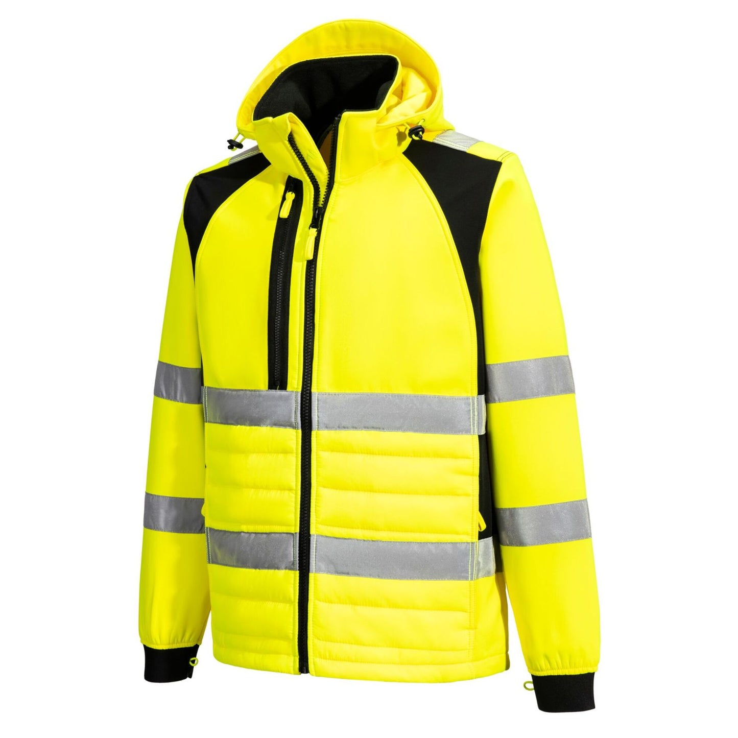 Portwest WX2 Hoge zichtbaarheid Hybride Jack CD863 Eco Hi-Vis geel-zwart(YB)
