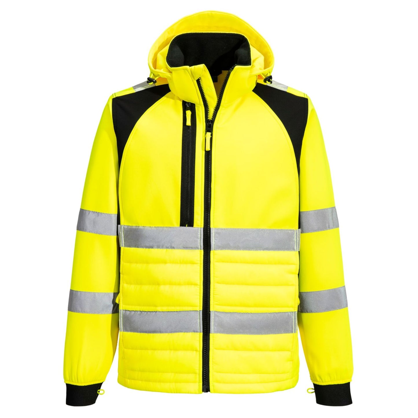 Portwest WX2 Hoge zichtbaarheid Hybride Jack CD863 Eco Hi-Vis geel-zwart(YB)