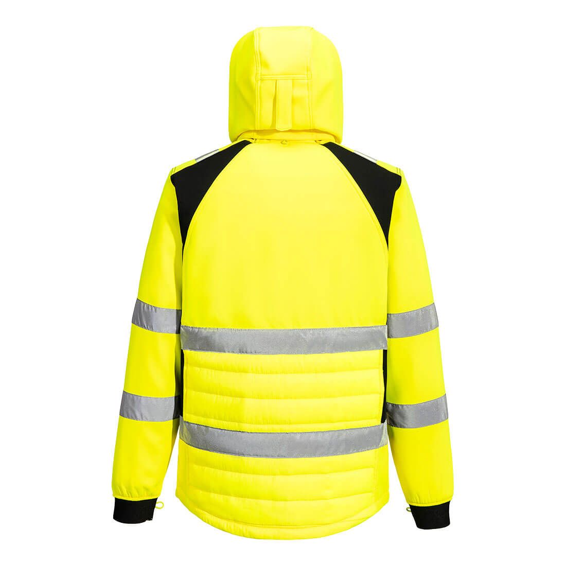 Portwest WX2 Hoge zichtbaarheid Hybride Jack CD863 Eco Hi-Vis geel-zwart(YB)