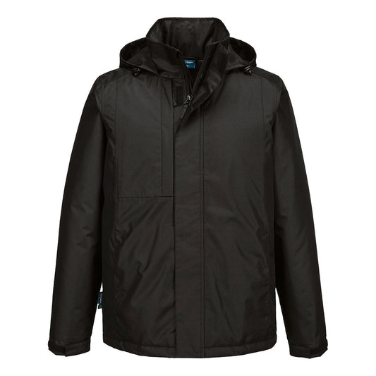 Portwest WX2 Alle Weersomstandigheden Winterjas CD864 Eco waterbestendig zwart(BK)
