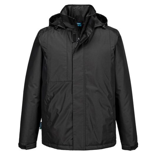 Portwest WX2 Alle Weersomstandigheden Winterjas CD864 Eco waterbestendig zwart(BK)