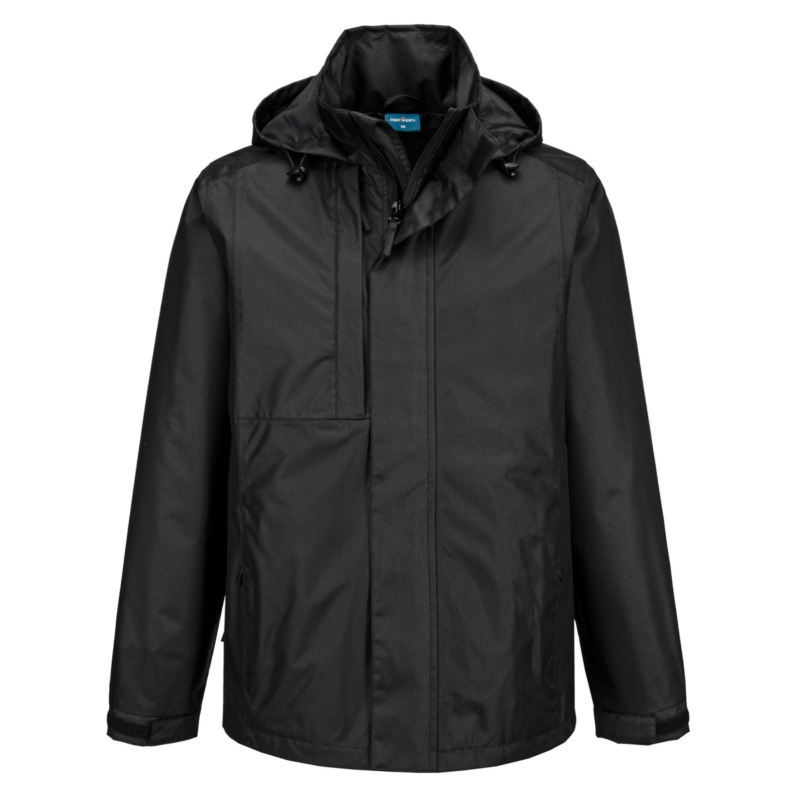 Portwest WX2 Alle Weersomstandigheden Regenjack CD867 Eco waterdicht zwart(BK)