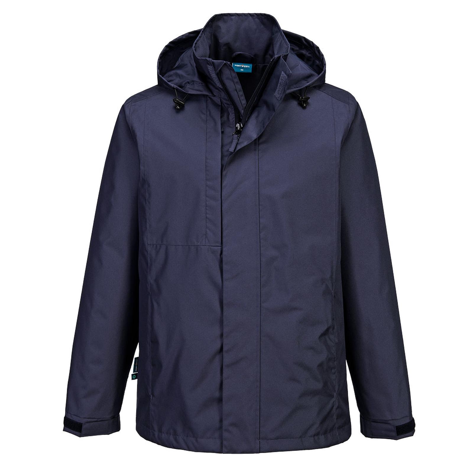 Portwest WX2 Bescherming Tegen Alle Weersomstandigheden Regenjack CD867 Eco waterdicht donker marineblauw(NV)
