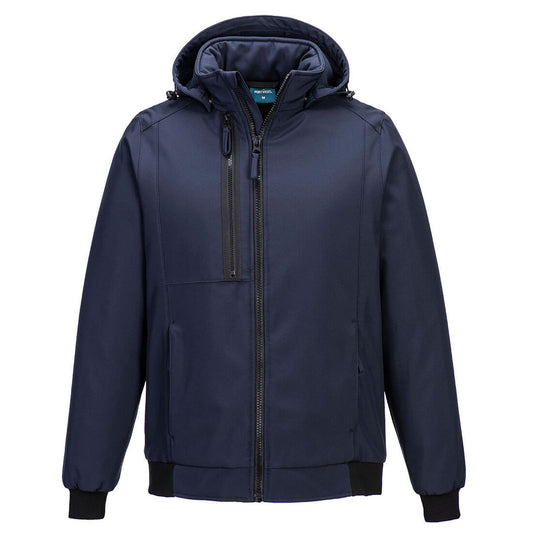 Portwest WX2 Eco Jassen CD874 softshell 2 (L) waterafstotend winddicht donker marineblauw(DN)
