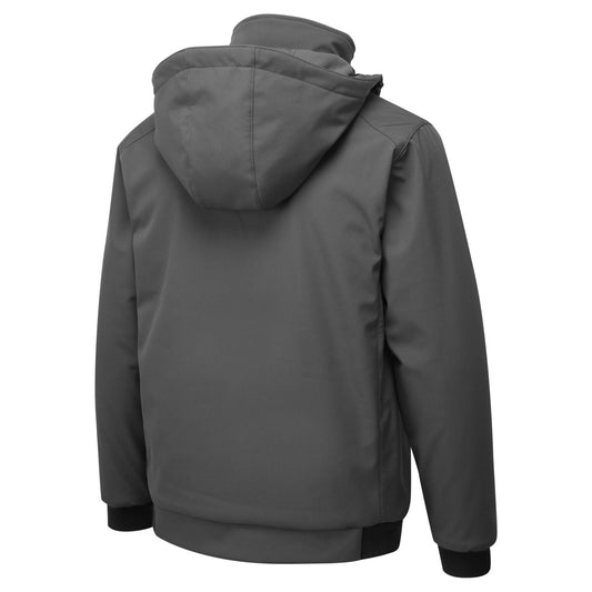 Portwest WX2 Eco Jassen CD874 softshell 2 (L) waterafstotend winddicht metaalgrijs(MG)