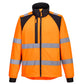 Portwest WX2 Eco Jassen CD875 Hi-Vis Softshell (2L) HiVis waterafstotend winddicht oranje-zwart(OB)