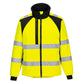 Portwest WX2 Eco Jassen CD875 Hi-Vis Softshell (2L) HiVis waterafstotend winddicht geel-zwart(YB)