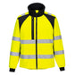 Portwest WX2 Eco Jassen CD875 Hi-Vis Softshell (2L) HiVis waterafstotend winddicht geel-zwart(YB)