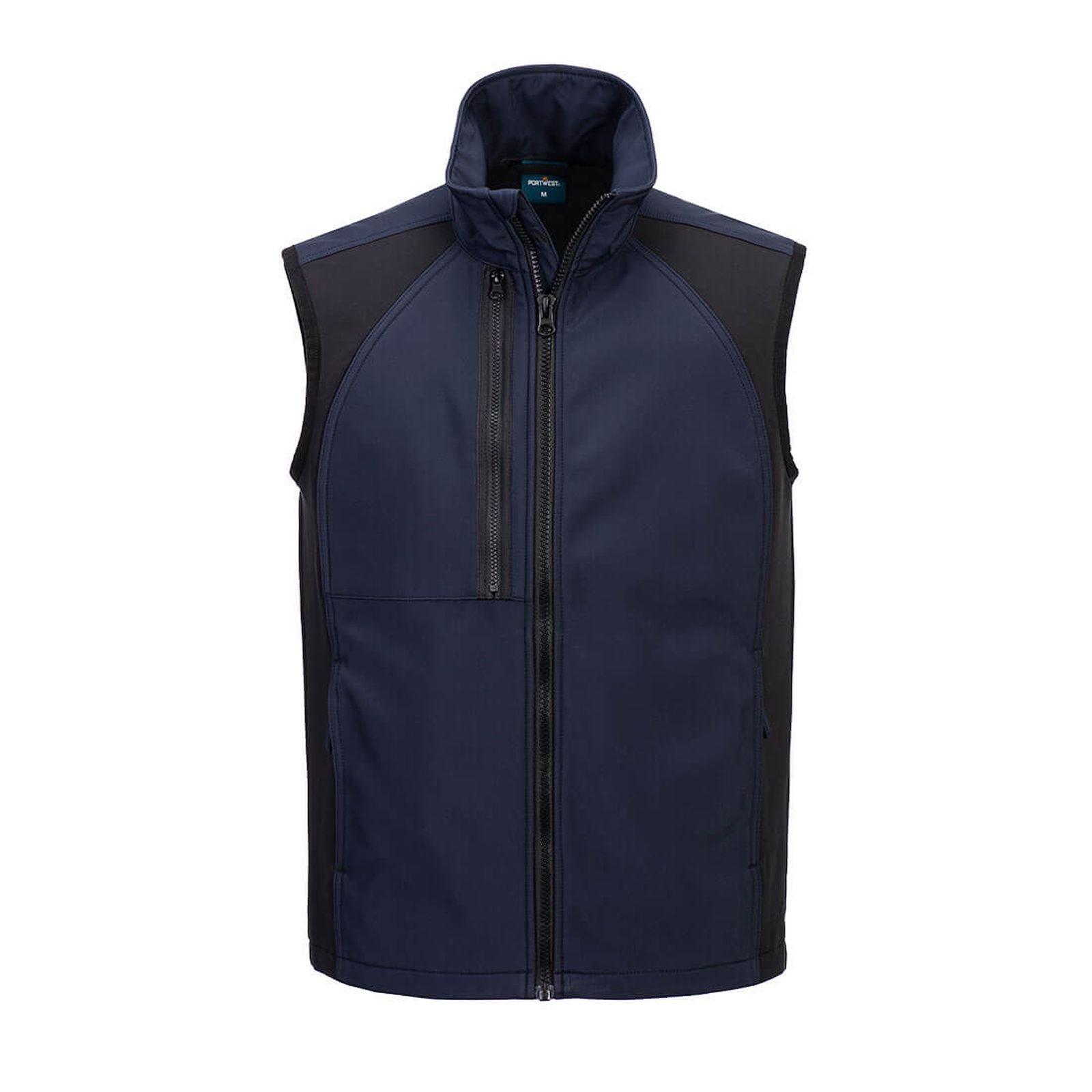 Portwest WX2 Eco Bodywarmer CD876 Softshell Gilet (2L) stetch waterbestendig donker marineblauw(DN)