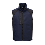 Portwest WX2 Eco Bodywarmer CD876 Softshell Gilet (2L) stetch waterbestendig donker marineblauw(DN)