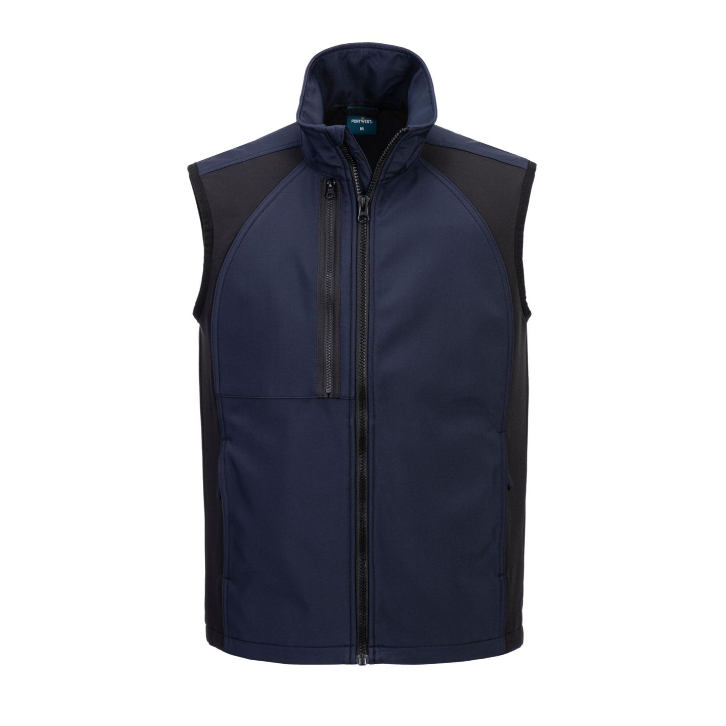 Portwest WX2 Eco Bodywarmer CD876 Softshell Gilet (2L) stetch waterbestendig donker marineblauw(NV)