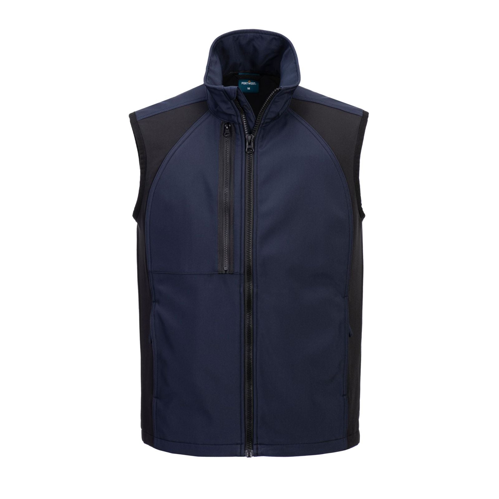 Portwest WX2 Eco Bodywarmer CD876 Softshell Gilet (2L) stetch waterbestendig donker marineblauw(NV)