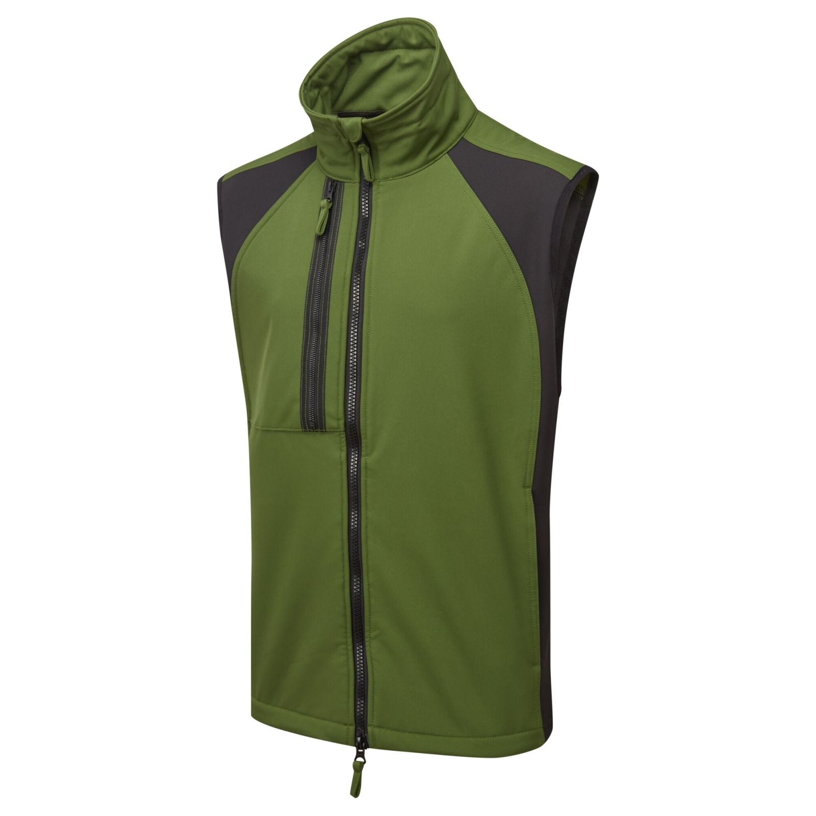 Portwest WX2 Eco Bodywarmer CD876 Softshell Gilet (2L) stetch waterbestendig olijfgroen(OG)