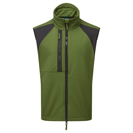Portwest WX2 Eco Bodywarmer CD876 Softshell Gilet (2L) stetch waterbestendig olijfgroen(OG)