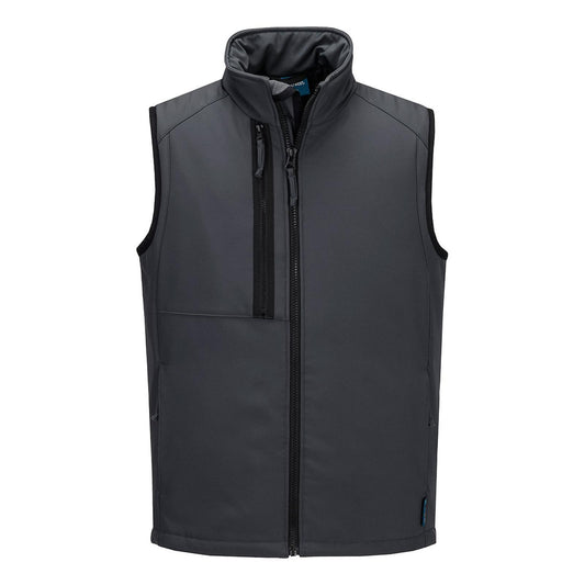 Portwest WX2 Bescherming Tegen Alle Weersomstandigheden Bodywarmer CD877 Eco Softshell (2L) metaalgrijs(MG)
