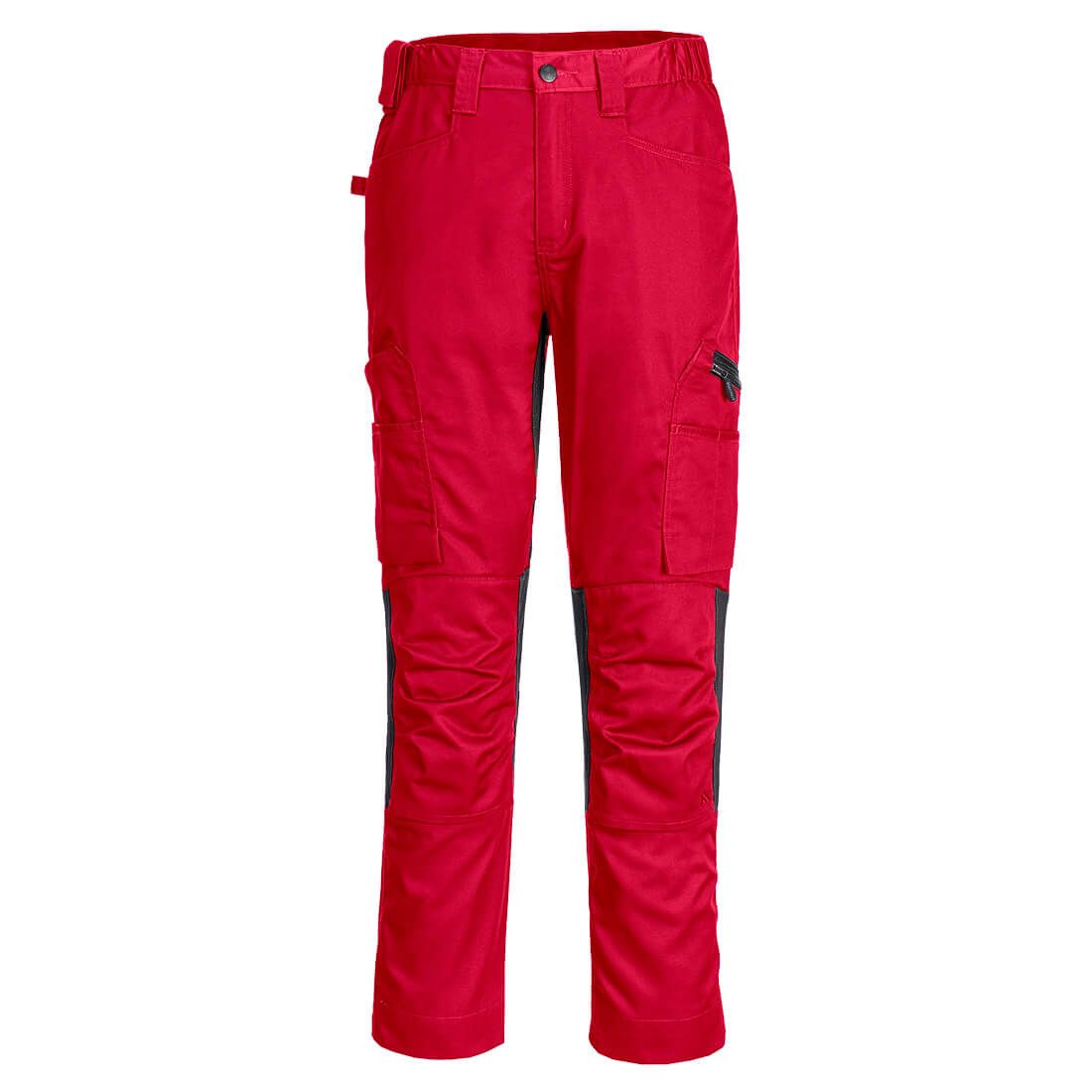 Portwest WX2 Eco Werkbroek CD881 stretch handel diep rood(DR)