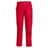 Portwest WX2 Eco Werkbroek CD881 stretch handel diep rood(DR)