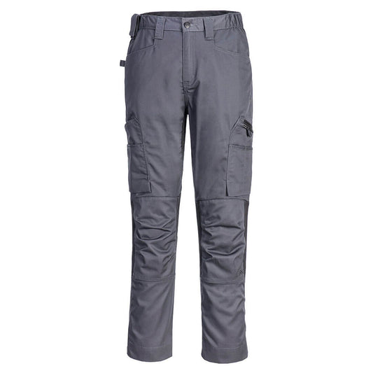 Portwest WX2 Eco Werkbroek CD881 stretch handel metaalgrijs(MG)