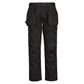 Portwest WX2 Eco broeken CD883 stretch holsterzakken zwart(BK)