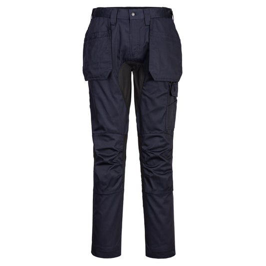Portwest WX2 Eco Broeken CD883 stretch holsterzakken donker marineblauw-zwart(DK)