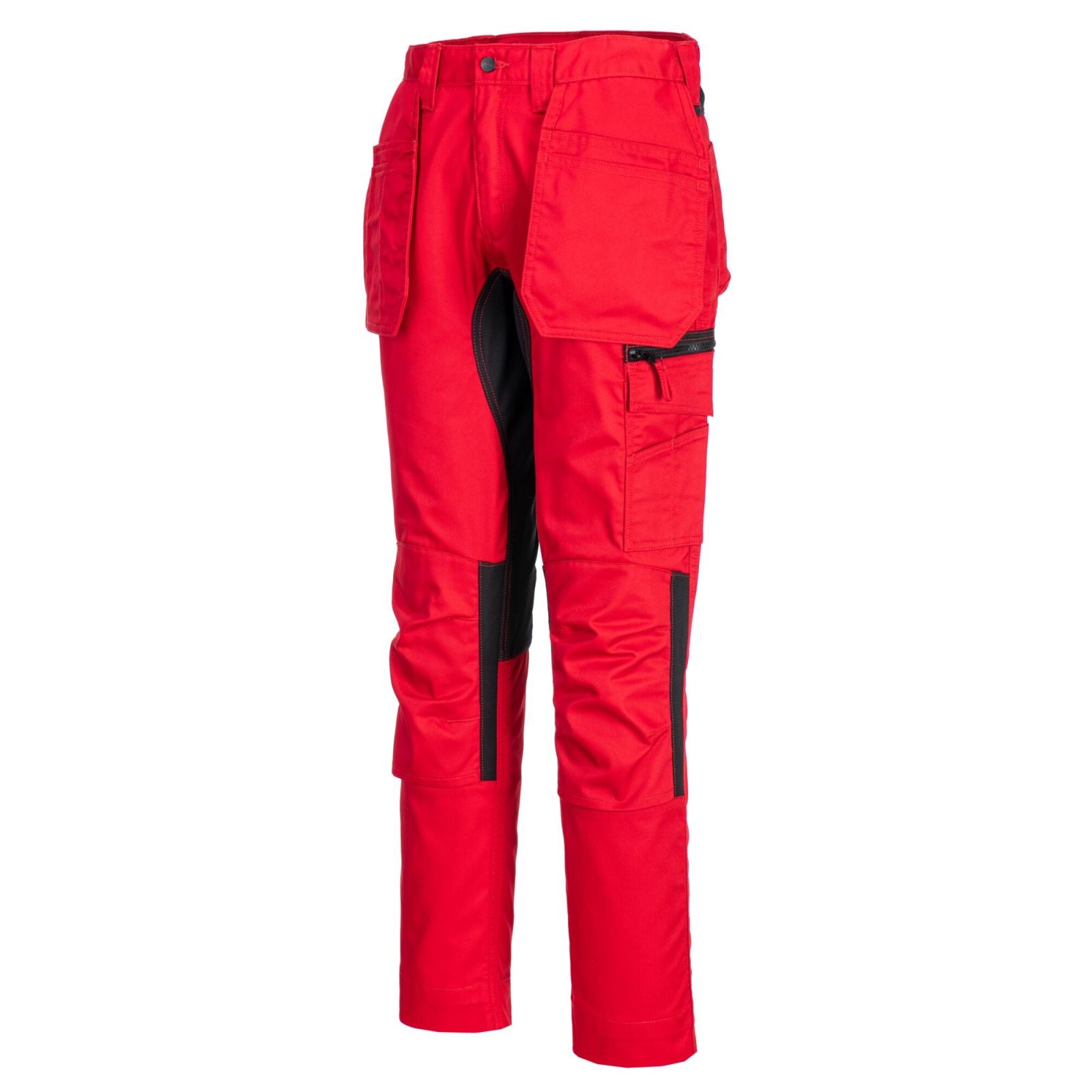 Portwest WX2 Eco broeken CD883 stretch holsterzakken diep rood(DR)