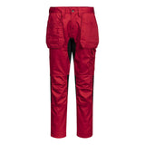 Portwest WX2 Eco broeken CD883 stretch holsterzakken diep rood(DR)