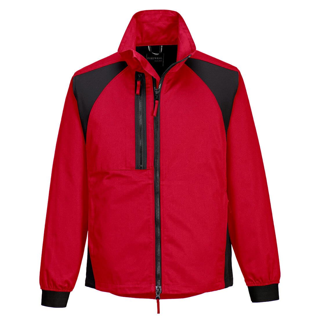 Portwest WX2 Werkjack CD885 stretch diep rood(DR)