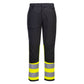 Portwest WX2 Eco Hi-Vis Broek CD888 Service HiVis Klasse 1 stretch geel-zwart(YB)