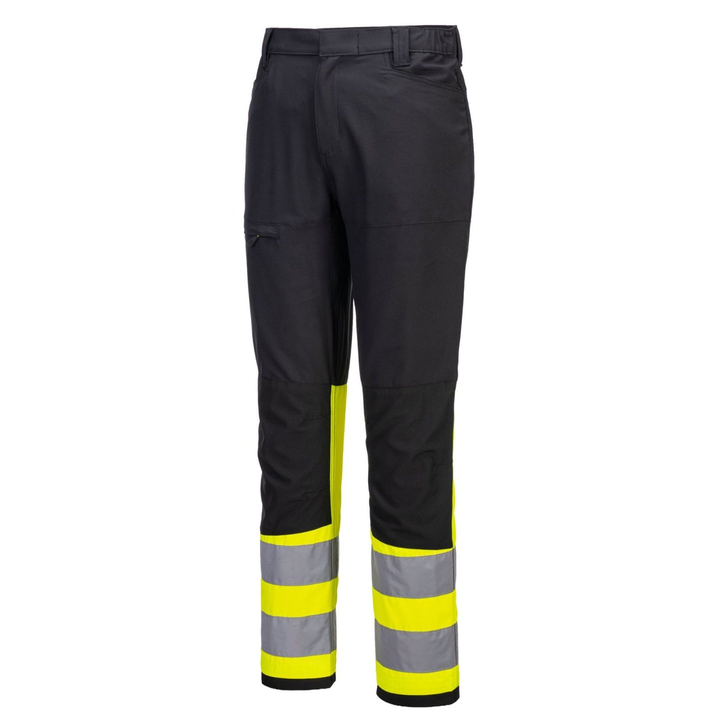 Portwest WX2 Eco Hi-Vis Broek CD888 Service HiVis Klasse 1 stretch geel-zwart(YB)