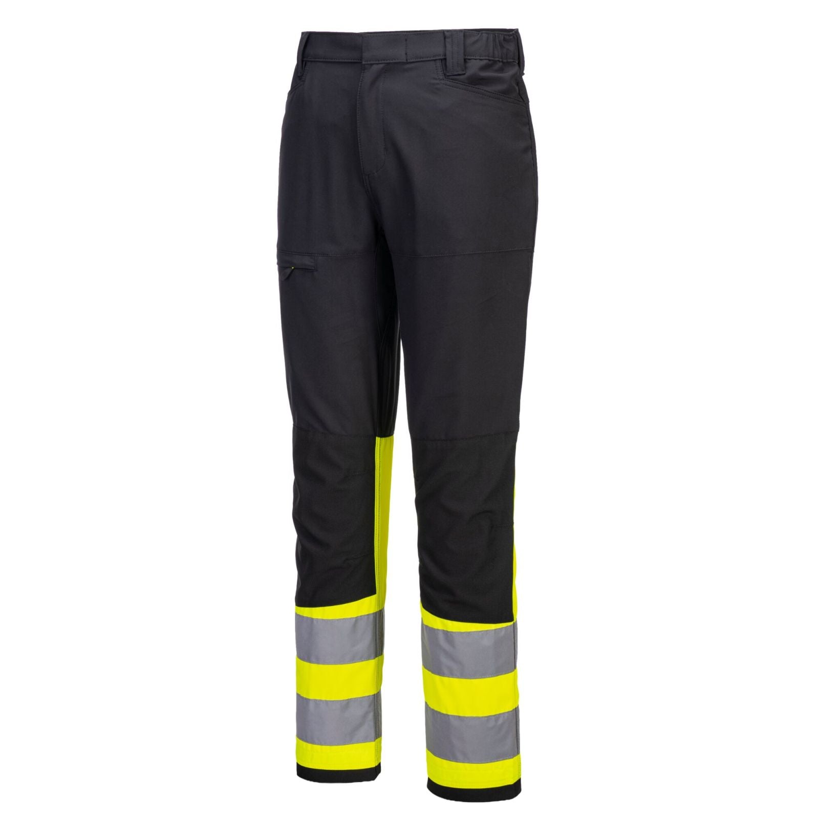 Portwest WX2 Eco Hi-Vis Broek CD888 Service HiVis Klasse 1 stretch geel-zwart(YB)