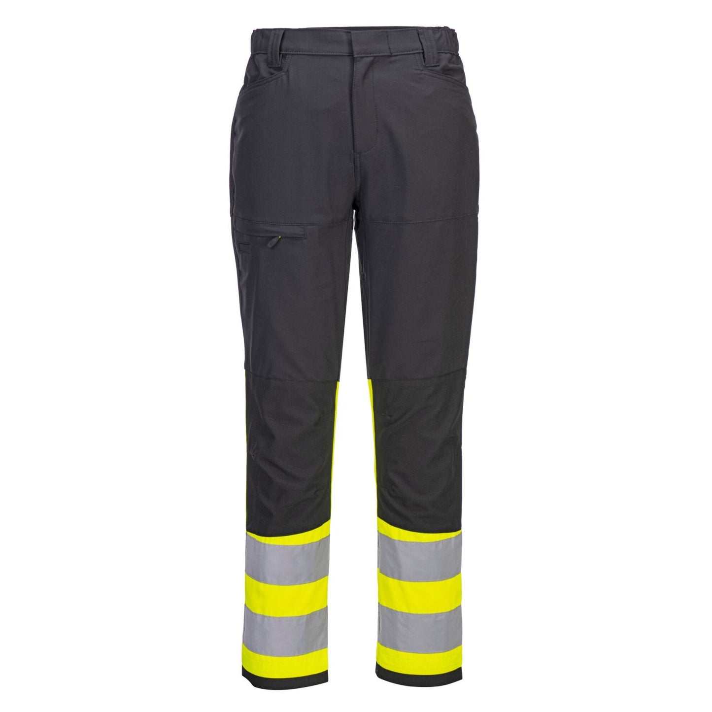 Portwest WX2 Eco Hi-Vis Broek CD888 Service HiVis Klasse 1 stretch geel-zwart(YB)