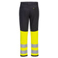 Portwest WX2 Eco Hi-Vis Broek CD888 Service HiVis Klasse 1 stretch geel-zwart(YB)