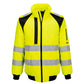 Portwest WX2 Hoge zichtbaarheid Pilotjack CD898 Eco Hi-Vis 2-in-1 geel-zwart(YB)