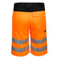 Portwest WX2 Hoge zichtbaarheid Korte Broek CD899 Eco Hi-Vis oranje-zwart(OB)