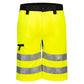 Portwest WX2 Hoge zichtbaarheid Korte Broek CD899 Eco Hi-Vis geel-zwart(YB)