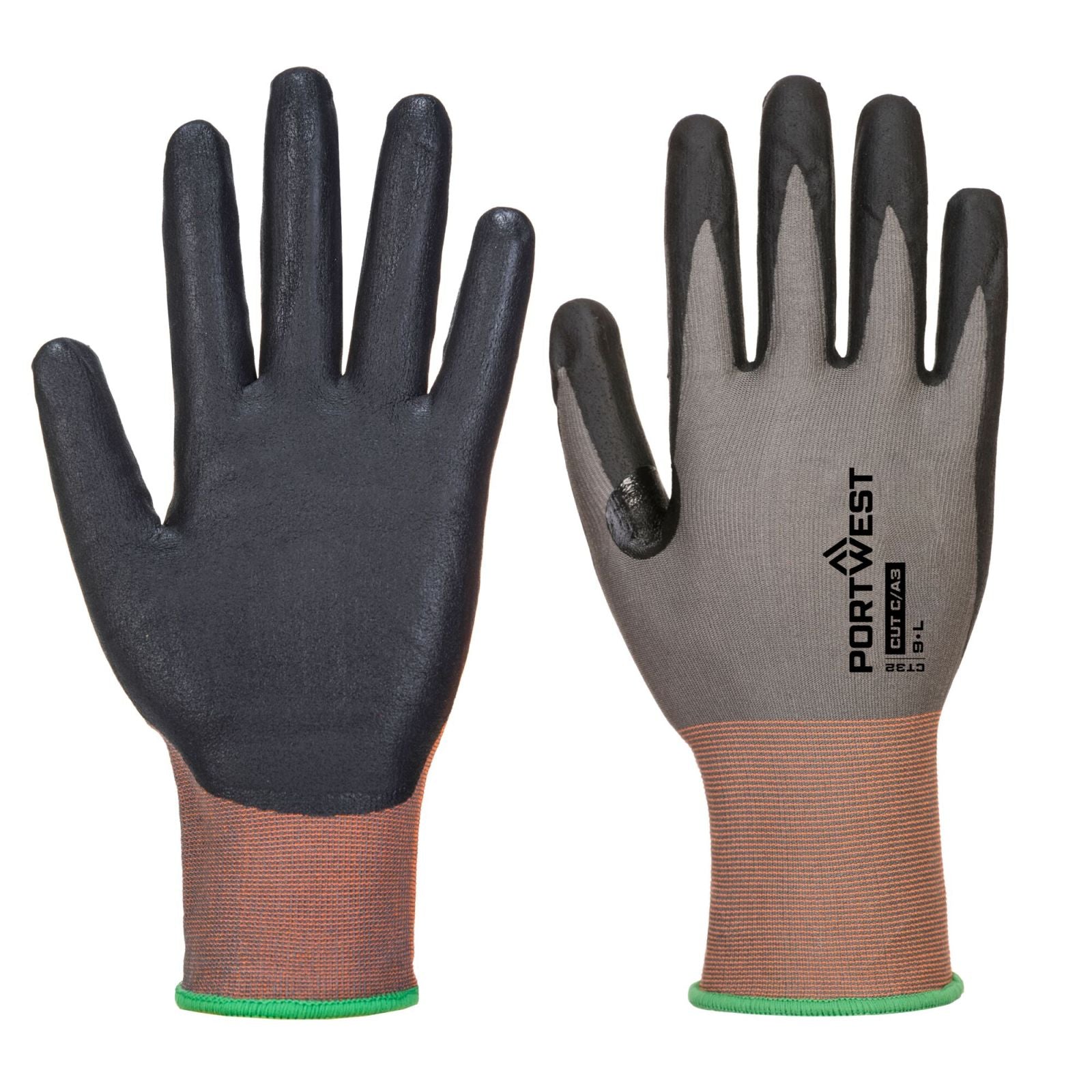 Portwest Handschoenen CT32 Snijbestendig grijs-zwart(G8)