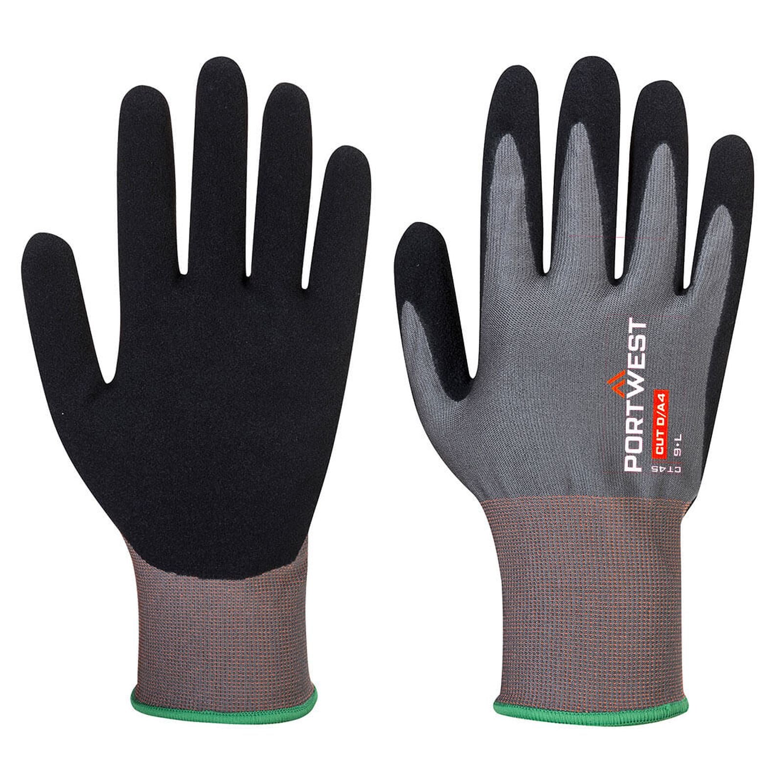 Portwest Handschoenen CT45 Snijbestendig grijs-zwart(G8)