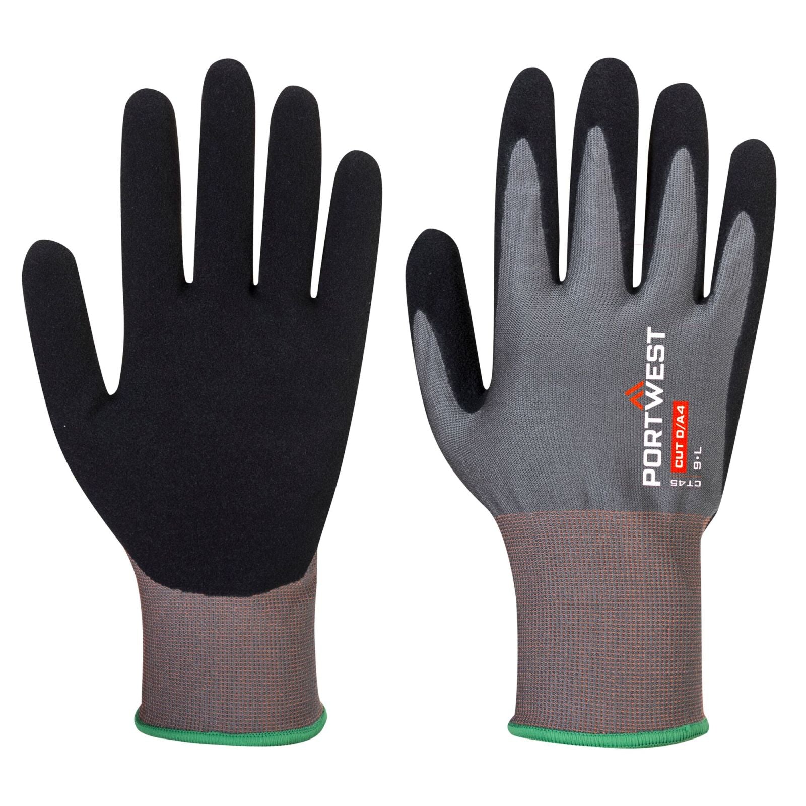 Portwest Handschoenen CT45 Snijbestendig grijs-zwart(G8)
