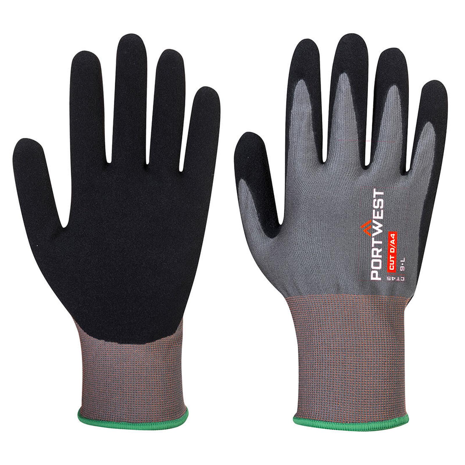 Portwest Handschoenen CT45 Snijbestendig grijs-zwart(G8)