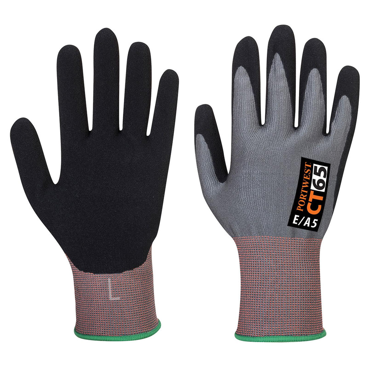 Portwest Handschoenen CT65 Snijbestendig grijs-zwart(G8)