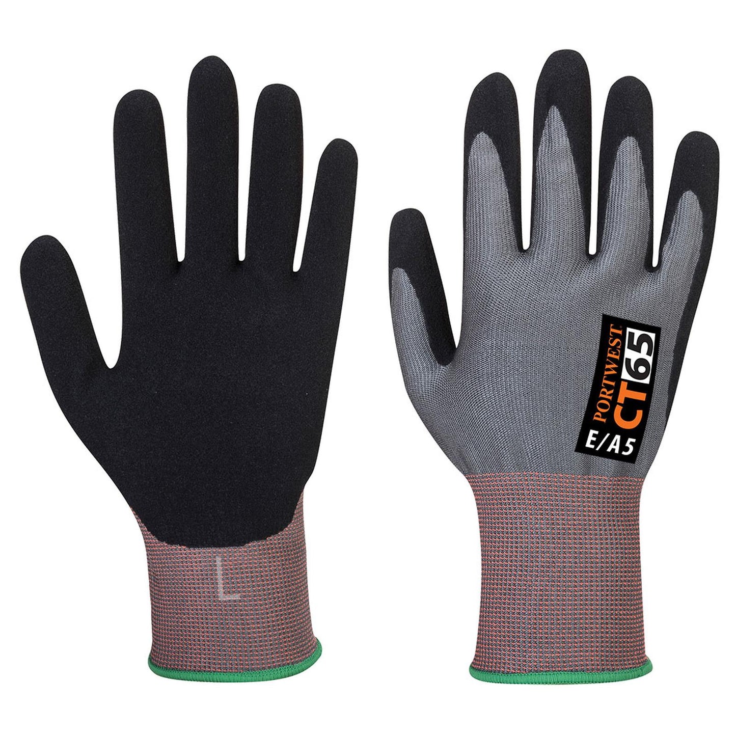 Portwest Handschoenen CT65 Snijbestendig grijs-zwart(G8)
