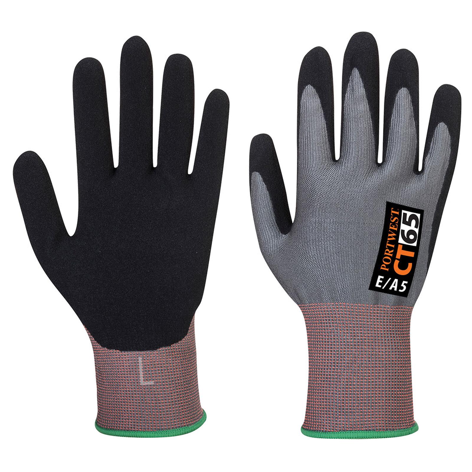Portwest Handschoenen CT65 Snijbestendig grijs-zwart(G8)