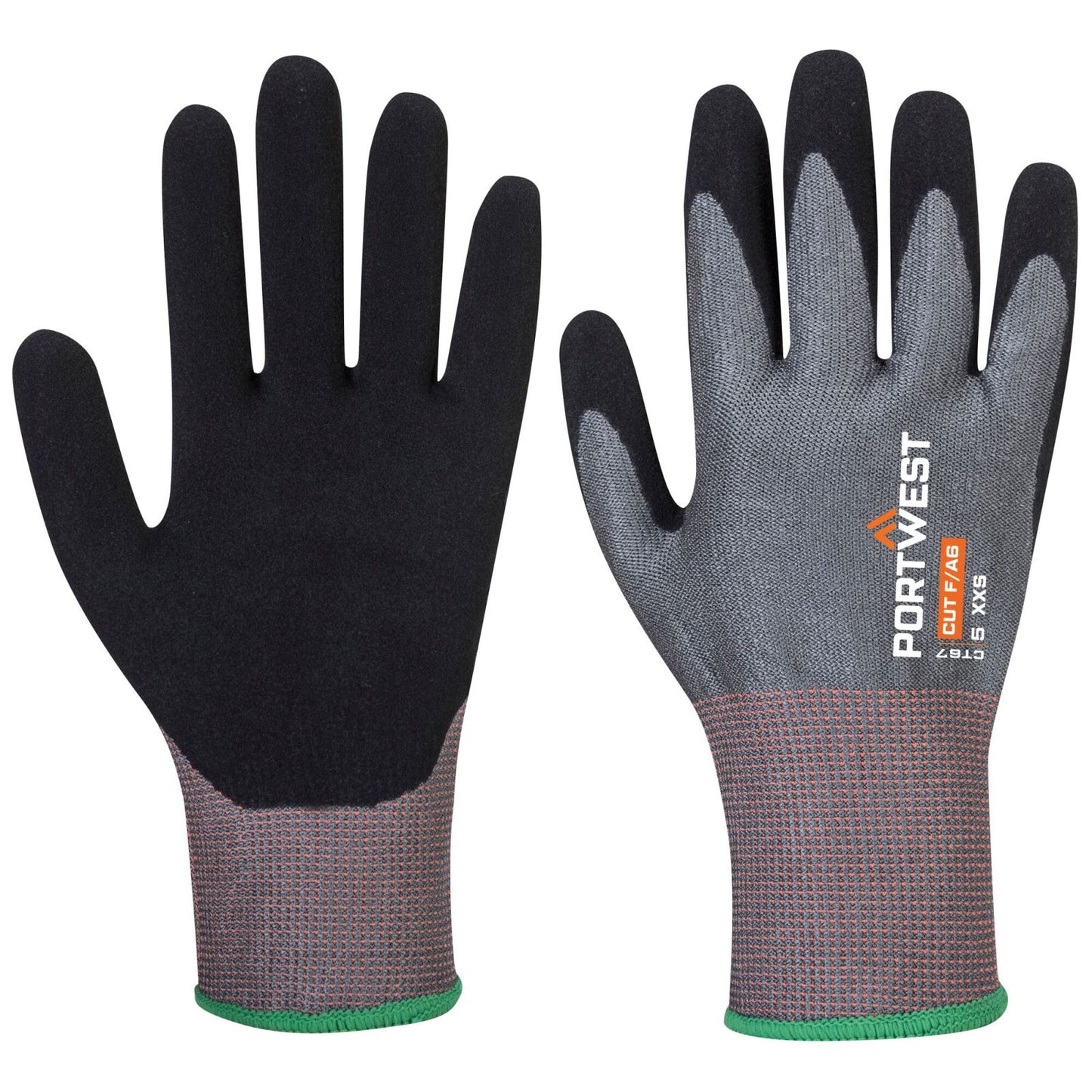 Portwest Handschoenen CT67 Snijbestendig grijs-zwart(G8)