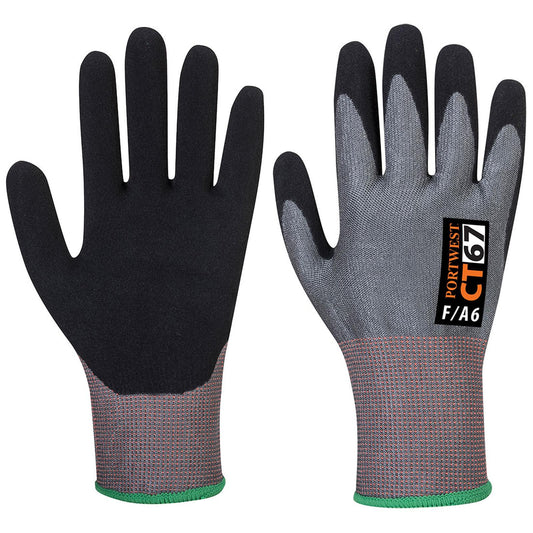 Portwest Handschoenen CT67 Snijbestendig grijs-zwart(G8)
