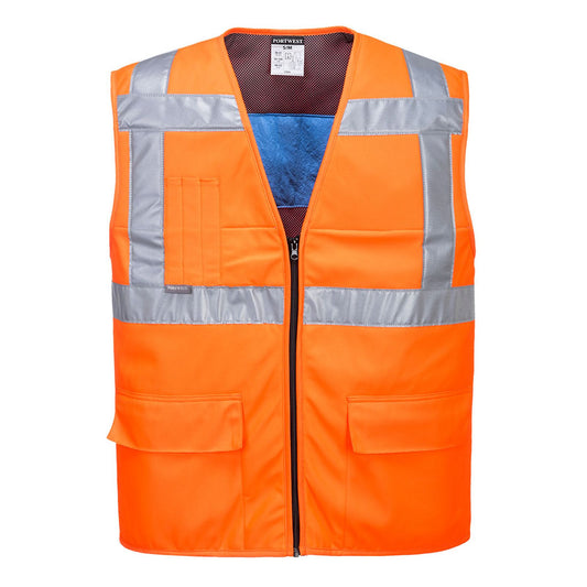 Portwest Vesten CV02 HiVis oranje(OR)